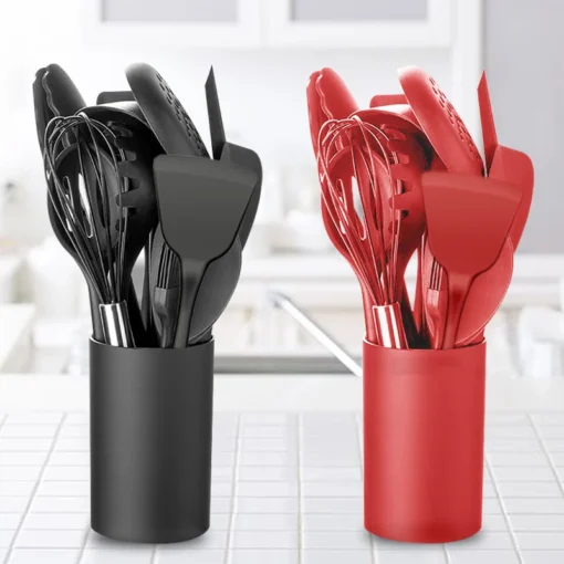 accessories heavy duty kitchen utensils set Kitchen Accessories Cookware Set Wholesale 15 Pcs Silicone Kitchen Utensil Set - Image 2