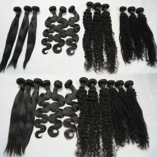 Raw Vietnamese Burmese Hair Unprocessed Virgin Natural Straight & Wavy Hair Vendors, Bone Straight Vietnamese Human Hair - Image 5