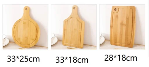 Creative wholesale Kitchen supplies  quality portable fashion chopping whole bamboo pizza vegetable fruit  Mini cutting board - Image 5