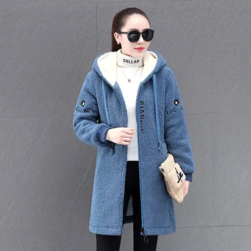 Long Coats For Women Warm Ladies Coats Winter Long Style Loose Long Coat - Image 6