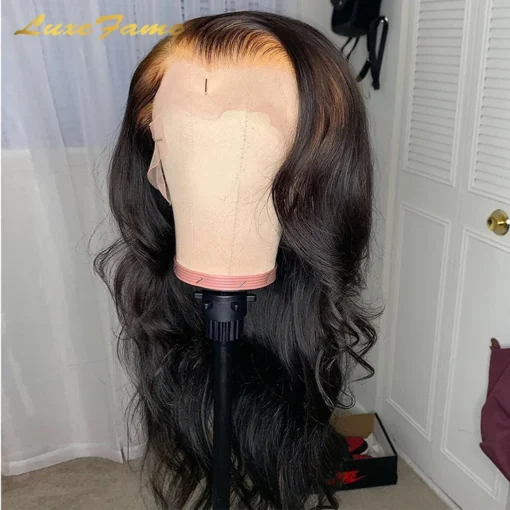 Free Shipping Honey Blonde Lace Front Wigs,Dropshipping 40inch Wigs Lace Human Hair,Silk Base Human Hair  Blend Wigs Wholesale - Image 6