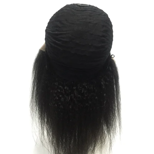 Human Hair Lace Wig  14inches V-part Wigs Kinky Straight V Part Wigs For Black Women - Image 5