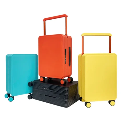 New Trendy Wide Trolley Spinner Luggage Outdoor Large Capacity Travel Password Suitcase Universal Wheel Carry On & Travel Bags