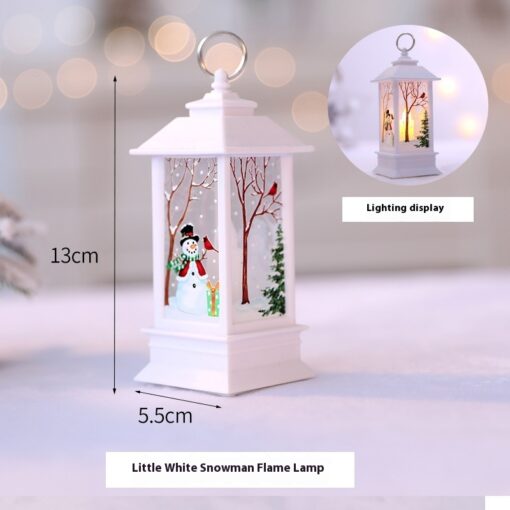 Party Decoration Portable Oil Lamp Santa Claus LED Night Lights Battery Powered Indoor Outdoor Hanging Lanterns Festive Party Decoration - Image 8