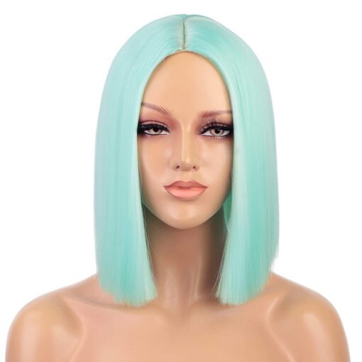 Women's Short Straight Hair Bangs Chemical Fiber Wig Head Cover - Image 10