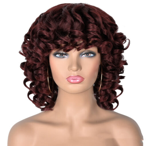 Women's Gradient Roman Volume Full Head Cover Wig - Image 7