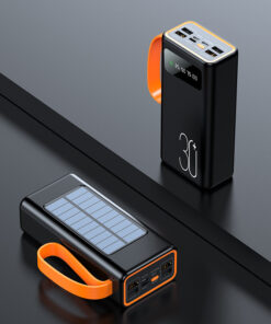 Power Bank Super Capacity Solar Outdoor Portable Camping Backup Mobile