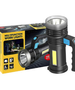 Alternative view of LED Flashlight USB Rechargeable Torch COB Spotlight Camping Light High Lumens Emergency Lamp 3 Modes Waterproof